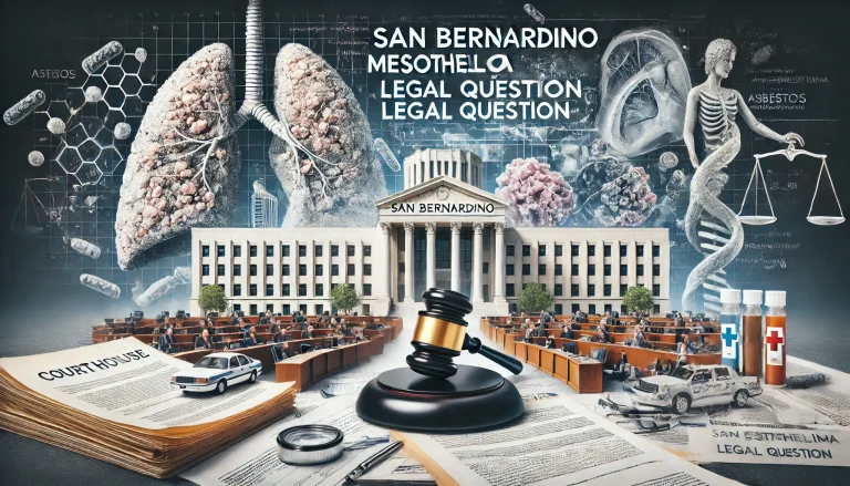 San Bernardino Mesothelioma Legal Question