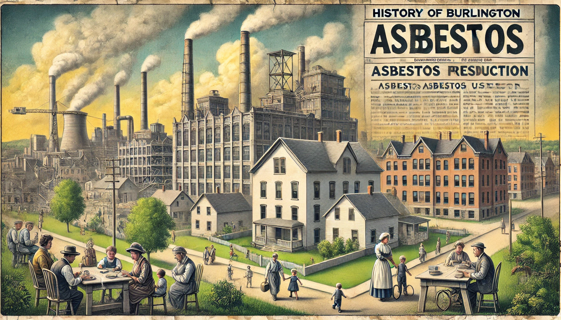 History of Asbestos Usage and Its Impact on Burlington Residents