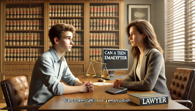 Can a Teen Talk to a Lawyer About Emancipation