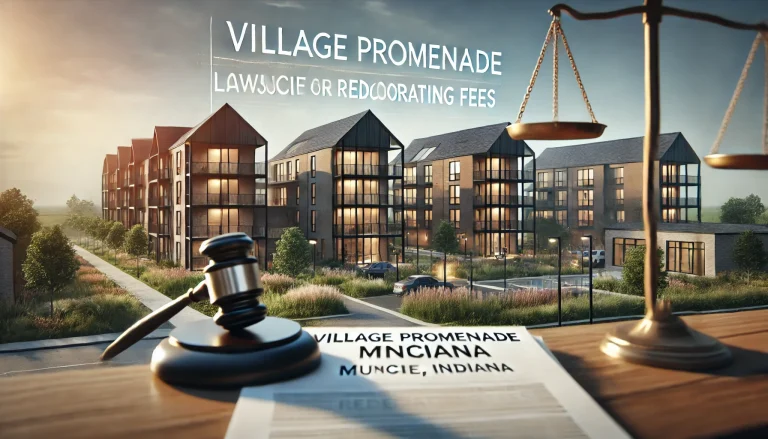 Village Promenade Muncie Indiana lawsuit over redecorating fees