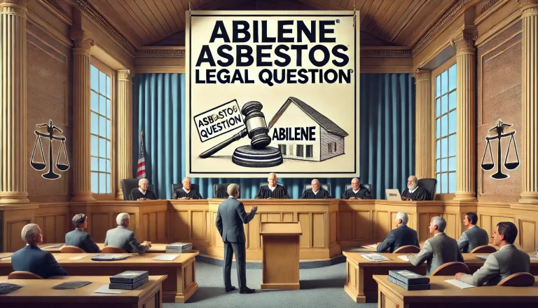 Abilene Asbestos Legal Question